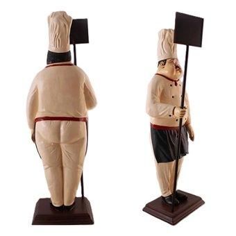 黒板オブジェ☆シェフ☆太っちょコックさんのメニューボード【227cm