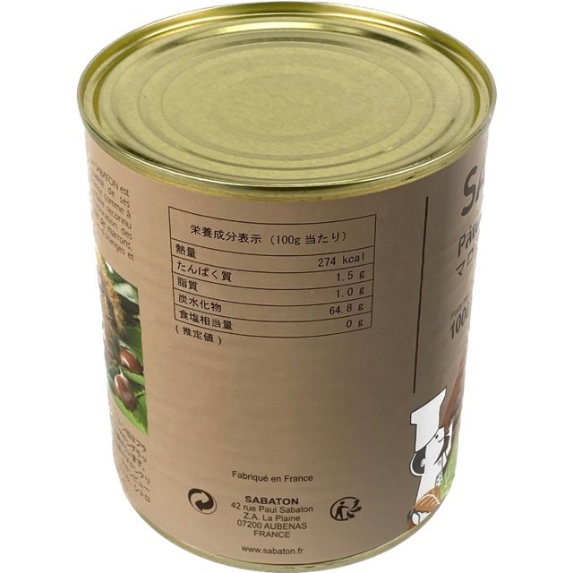業務用 SABATON サバトンマロンペースト （1kg×12缶） - エージレス 保冷剤 乾燥剤 シーラーの通信販売 橘屋商事株式会社
