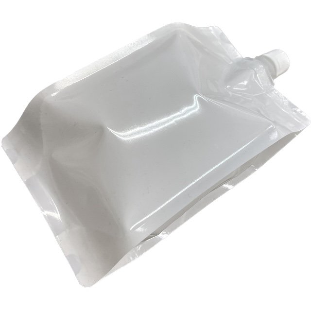 夢パックDP16-GW1000（300枚）キャップ付き白印刷ガゼット袋 1,000ml用
