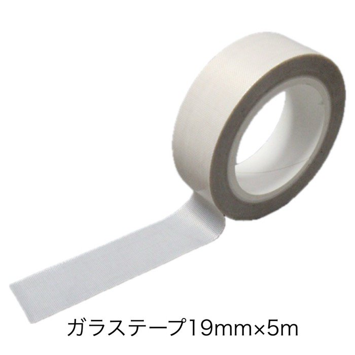 39430 ガラステープ19mm×5m（１巻）消耗部品 富士インパルス（時間指定