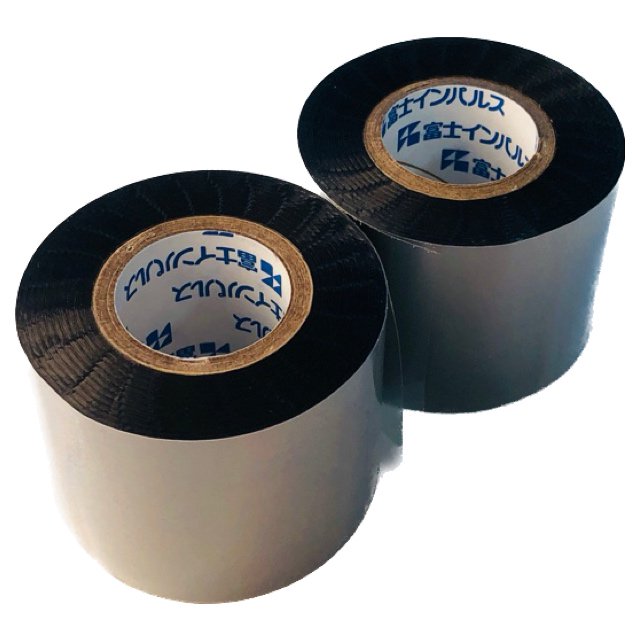 53501 純正プリントテープ HTD(黒)（10巻）40mm×60m（通常在庫商品）ホットプリンターHP、FEP、FAP用 富士インパルス  エージレス 保冷剤 乾燥剤 シーラーの通信販売 橘屋商事株式会社