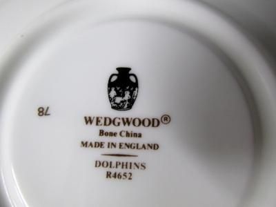 ☆WEDGWOOD ドルフィン ホワイト カップ＆ソーサー（リー）廃盤品