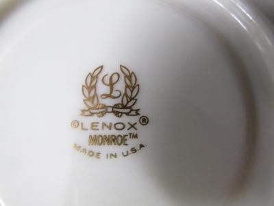 ☆LENOX レノックス MONROE モンロー コーヒーカップ＆ソーサー