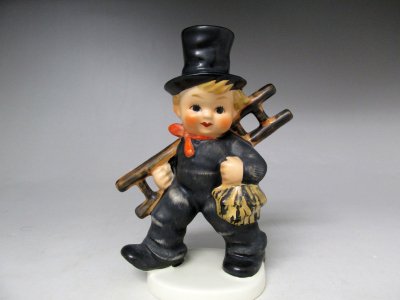 ☆Goebel ゲーベル社 Hummel フンメル人形 はしごを担ぐ少年 