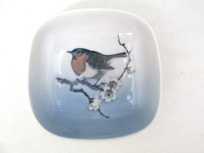 ☆ビンテージ品 ロイヤルコペンハーゲン 小鳥 飾り皿 PIN DISH 4854