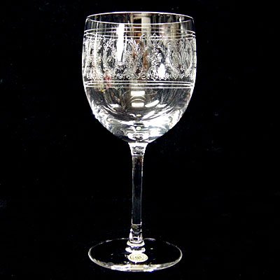 ヴァル サン ランベール 金彩 白ワイングラス H13.5cm ペア
