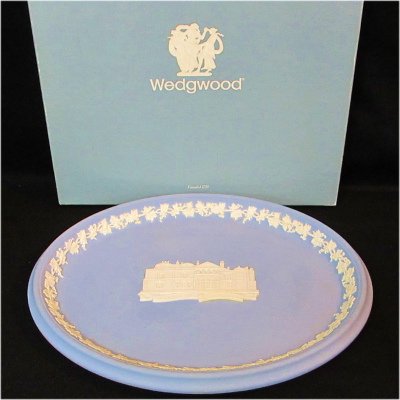 Wedgwood /ウェッジウッド/ジャスパー/ペールブルーオーバルトレイ/