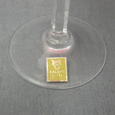 カガミクリスタル K31色被せワイングラス5色セット - ブランド洋食器