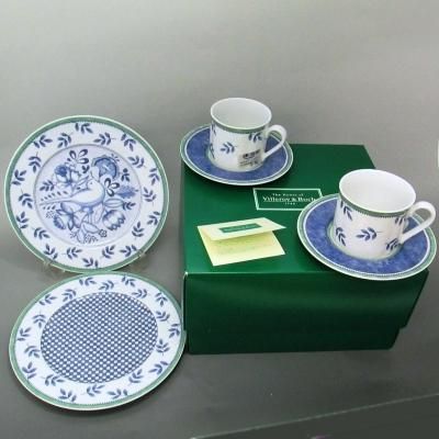 【1回のみ使用】Villeroy\u0026Boch プレート　カップ　セット