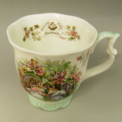 廃盤品☆ロイヤルドルトン/Royal Doulton ブランブリーヘッジ/Brambly Hedge 『SUMMER』 マグカップ