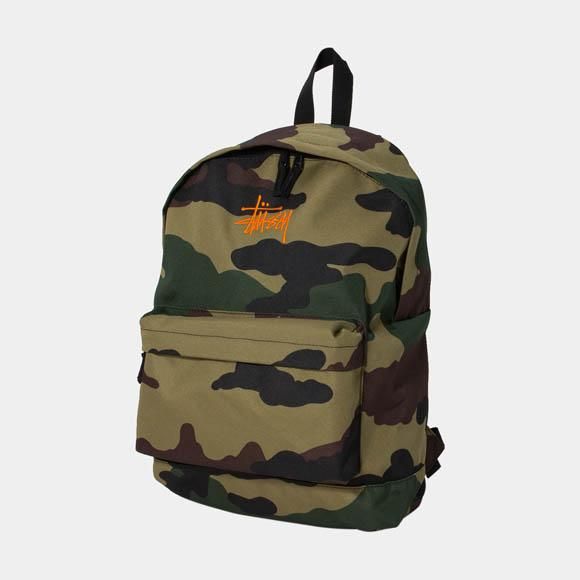最終値下げStussy カモフラージュ リュック STUSSY迷彩バックパック ストゥーシー - メルカリ