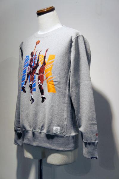 APPLEBUM NY vs CHI '93' Crew Sweat H.Gray - ANP ONLINE STORE