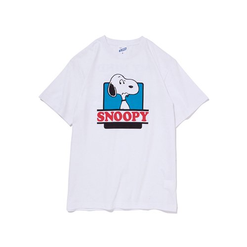 X-LARGE XLARGE×SNOOPY S/S TEE SNOOPY WHITE - ANP ONLINE STORE