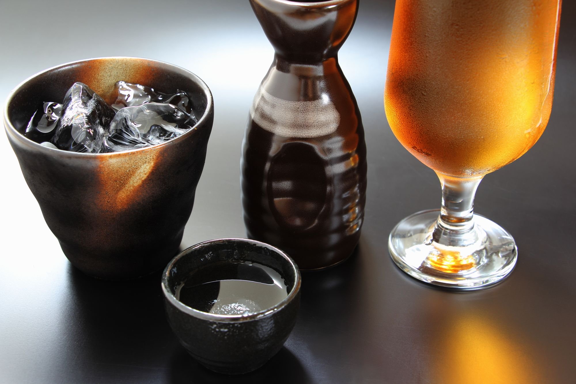 ビールと日本酒と焼酎