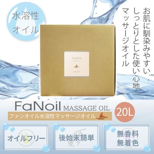 FaNoil（ファンオイル）業務用マッサージオイル 水溶性 無香タイプ 20L-トイズファン 水溶性ノイル レディース エステ メンエス メンズエステ