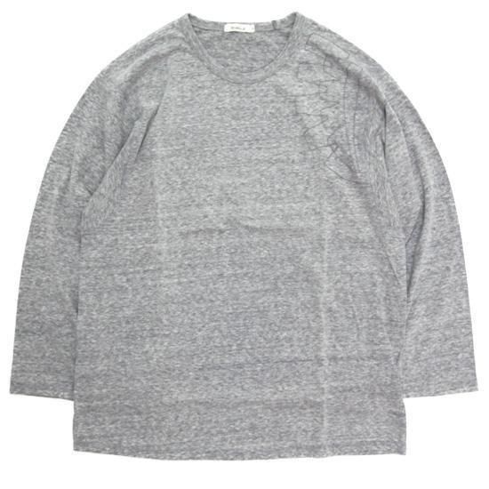 remilla(レミーラ) トルク TEE (グレイ杢)(九分袖カットソー)の商品画像1枚目
