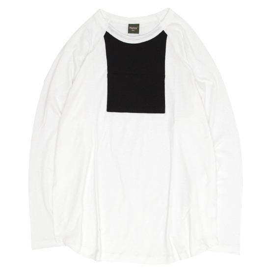 Phatee(ファッティ) LOOSEBALL TEE CENTER POCKET (生成り)(ビッグTEE)(フリーサイズ)の商品画像1枚目