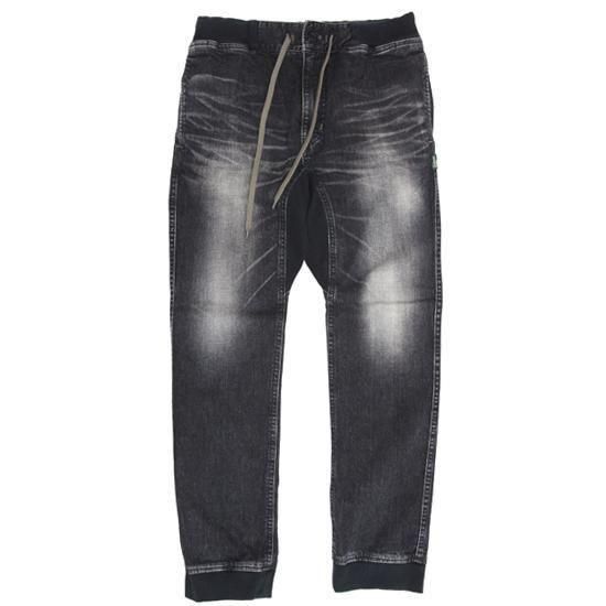 GO HEMP إסåǥ SLIM RIB PANTS BLACK DENIM (桼ɥå)(֥åǥ˥ ֥ѥ)ξʲ1