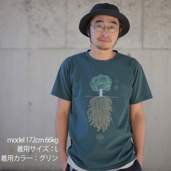 7INC TREE Tシャツ Lサイズ-