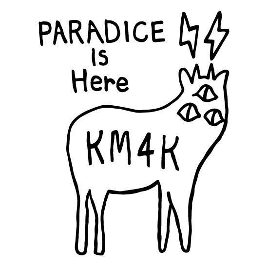 KM4K ⥷DIECUT STICKER ӥå (֥å)(ƥå)