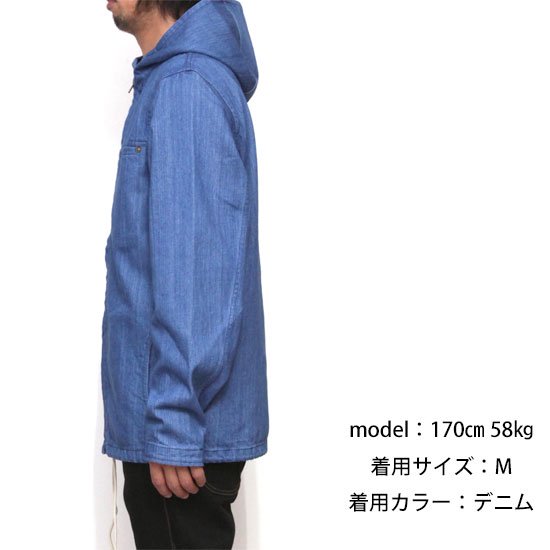 Nasngwam ナスングワム｜COUNTRY ZIP PARKA DENIM (デニム)(カントリーパーカー)