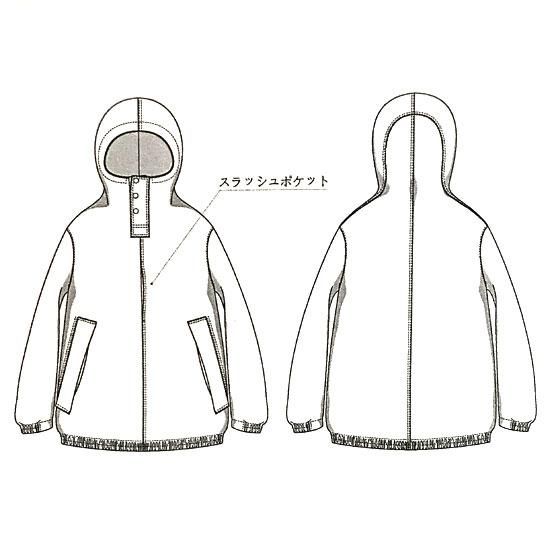 remilla レミーラ|サボットプル (ネイビー)(中綿入りジャケット) remilla レミーラ|サボットプル (ネイビー)(中綿入りジャケット)
