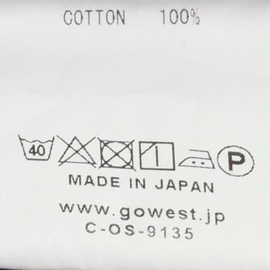 GO WEST ゴーウエスト｜INDIGO CHAMBRAY WIDE WESTERN OPEN SHIRTS (グレイインディゴ)(開襟シャツ)