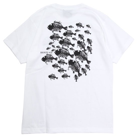 BRONZE AGE ブロンズエイジ｜SCHOOL OF FISH S/S TEE (ホワイト