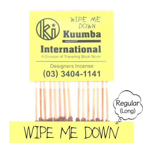 KUUMBA クンバ｜INCENSE regular (WIPE ME DOWN)(お香 レギュラーサイズ)