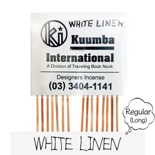 KUUMBA クンバ｜INCENSE regular (WHITE LINEN)(お香 レギュラーサイズ)