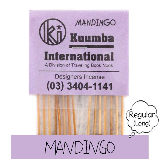 KUUMBA クンバ｜INCENSE regular (MANDINGO)(お香 レギュラーサイズ)の2枚目の画像