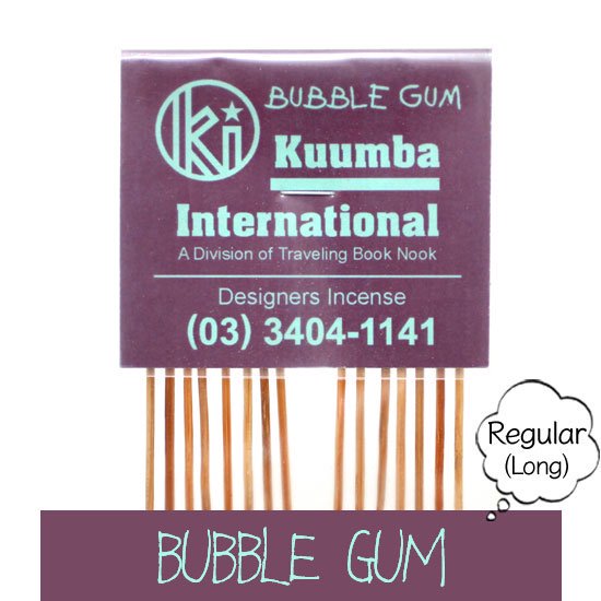 KUUMBA クンバ｜INCENSE regular (BUBBLE GUM)(お香 レギュラーサイズ)