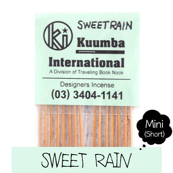 KUUMBA クンバ｜INCENSE mini (SWEET RAIN)(お香 ミニサイズ)