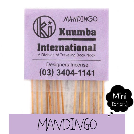 KUUMBA クンバ｜INCENSE mini (MANDINGO)(お香 ミニサイズ)の2枚目の画像
