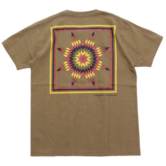 Nasngwam ナスングワム｜× SUNSHINE STUDIO Morning Star TEE (ベージュ)(モーニングスターTEE)