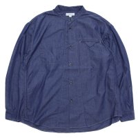 ORDINARY FITS オーディナリーフィッツ｜STAND WORKERS SHIRTS (インディゴ)(スタンドカラーシャツ)
