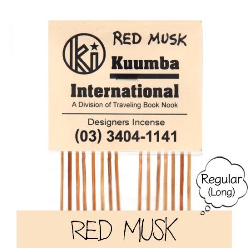 KUUMBA クンバ｜INCENSE regular (RED MUSK)(お香 レギュラーサイズ)