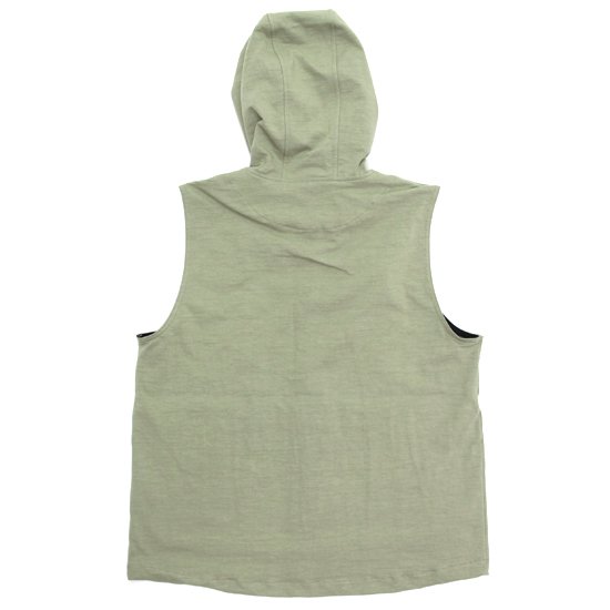 Jackman ジャックマン｜JM8011 Stretch Hooded Vest (セージ)(フードベスト)の2枚目の画像
