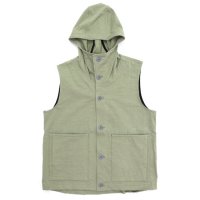 Jackman ジャックマン｜JM8011 Stretch Hooded Vest (セージ)(フードベスト)