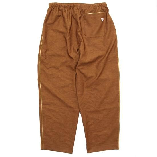 melple メイプル｜BED TO PARK EASY PANTS (ブラウン)(イージー