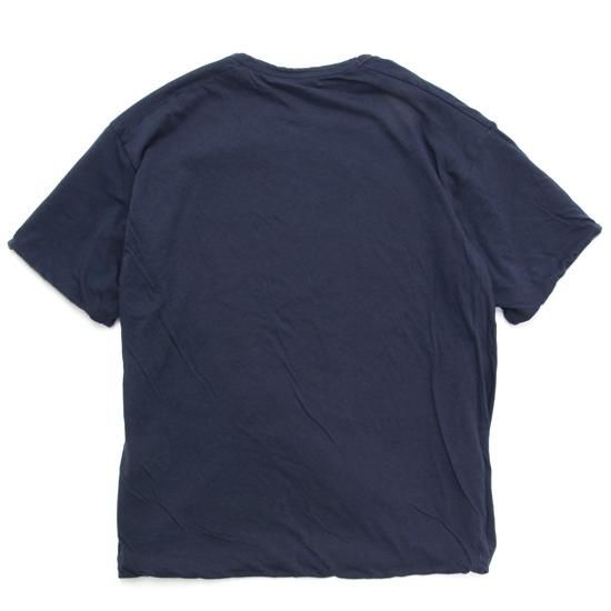 remilla レミーラ｜リバースモック TEE (チャコール杢×ネイビー