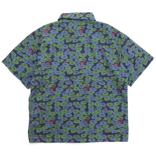 GO HEMP إסLOTUS PRINT HEMP JAM SHIRTS (֥롼)(Ⱦµ)2ܤβ