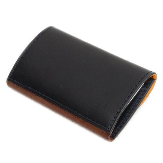 KUBIKI LEATHER クビキレザー｜COIN CATCHER WALLET (ネイビー)(コイン