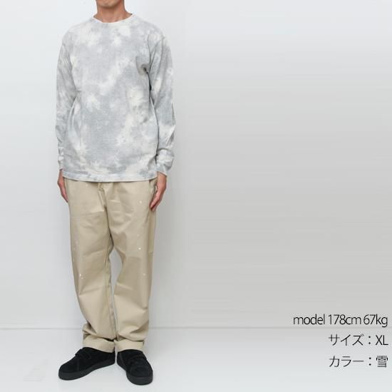 Nasngwam ナスングワム｜EARTH L/S TEE (紅葉)(タイダイ ロンTEE)