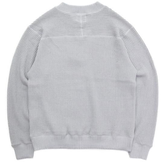 Jackman ジャックマン｜JM7653 Waffle Midneck (スチールグレイ