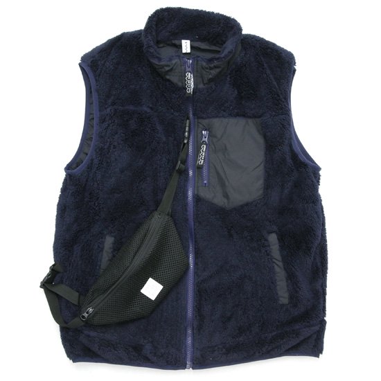 THE PARK SHOP ザ パークショップ｜TREKBOY VEST (ネイビー)(ボアベスト)