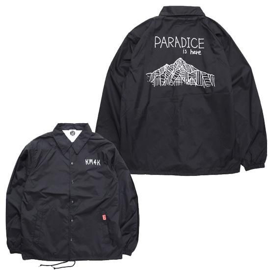 KM4K カモシカ｜OG COACH AS JACKET (ブラック)(カモシカ コーチジャケット)