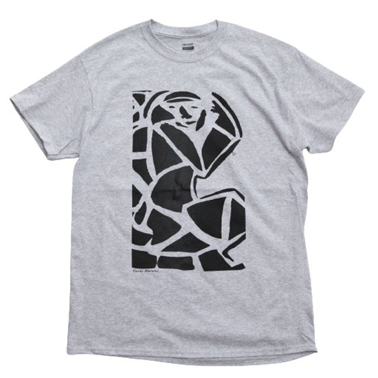 OUTFLOW アウトフロー】Dover's art T-shirt (Dover Abrams)(プリントT