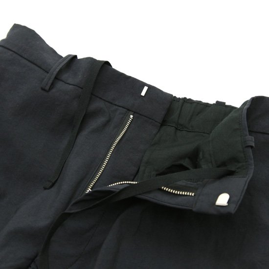 LAMOND ラモンド｜LMP084 NYLON OX PANTS (ブラック)(イージーパンツ)