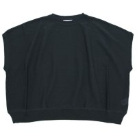 ORDINARY FITS オーディナリーフィッツ｜レディース BARBAR NO SLEEVE KNIT (インク)(サマーニットソー)